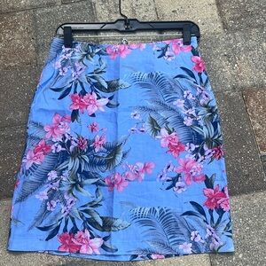 Tommy Bahama cotton above the knee skirt size 0 with tags